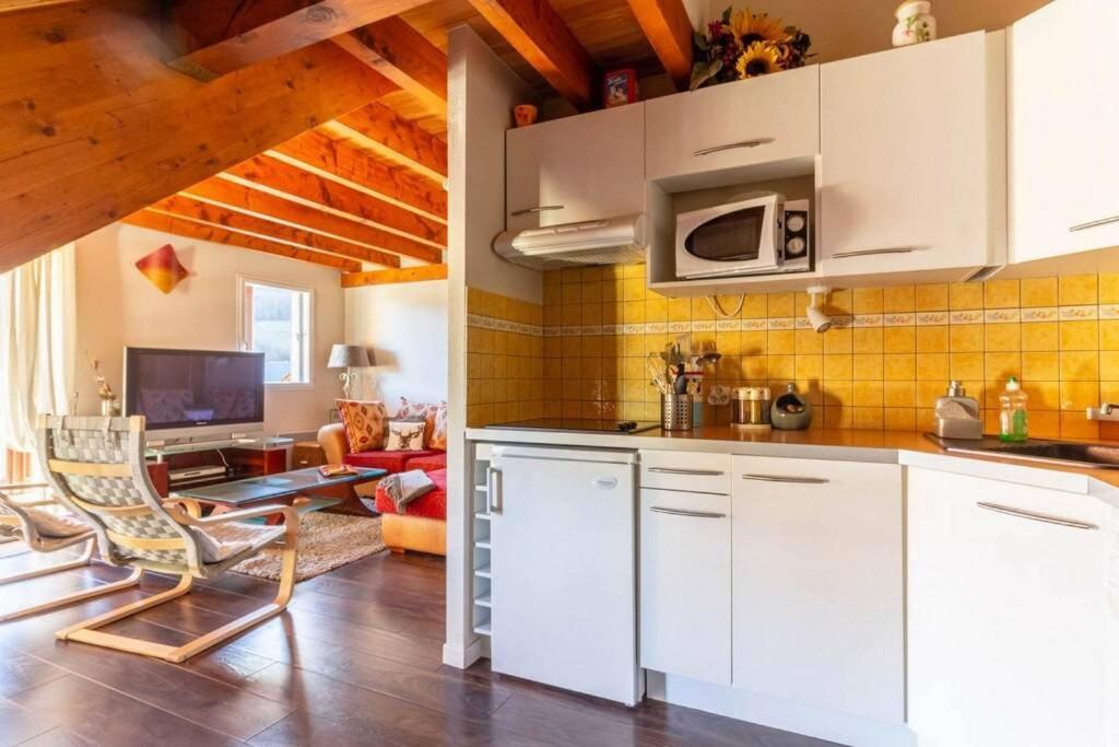 Appartement Style Chalet A Saint Lary Soulan. Bagian luar foto